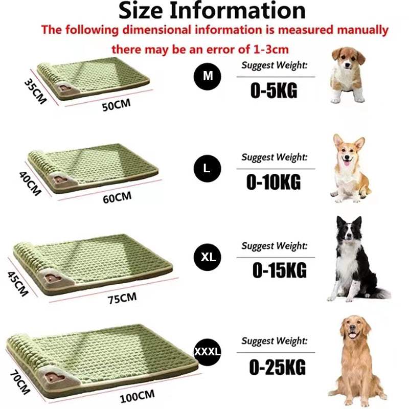 LuxePlush - Tapis Chien Chaud Petites et Moyennes Races