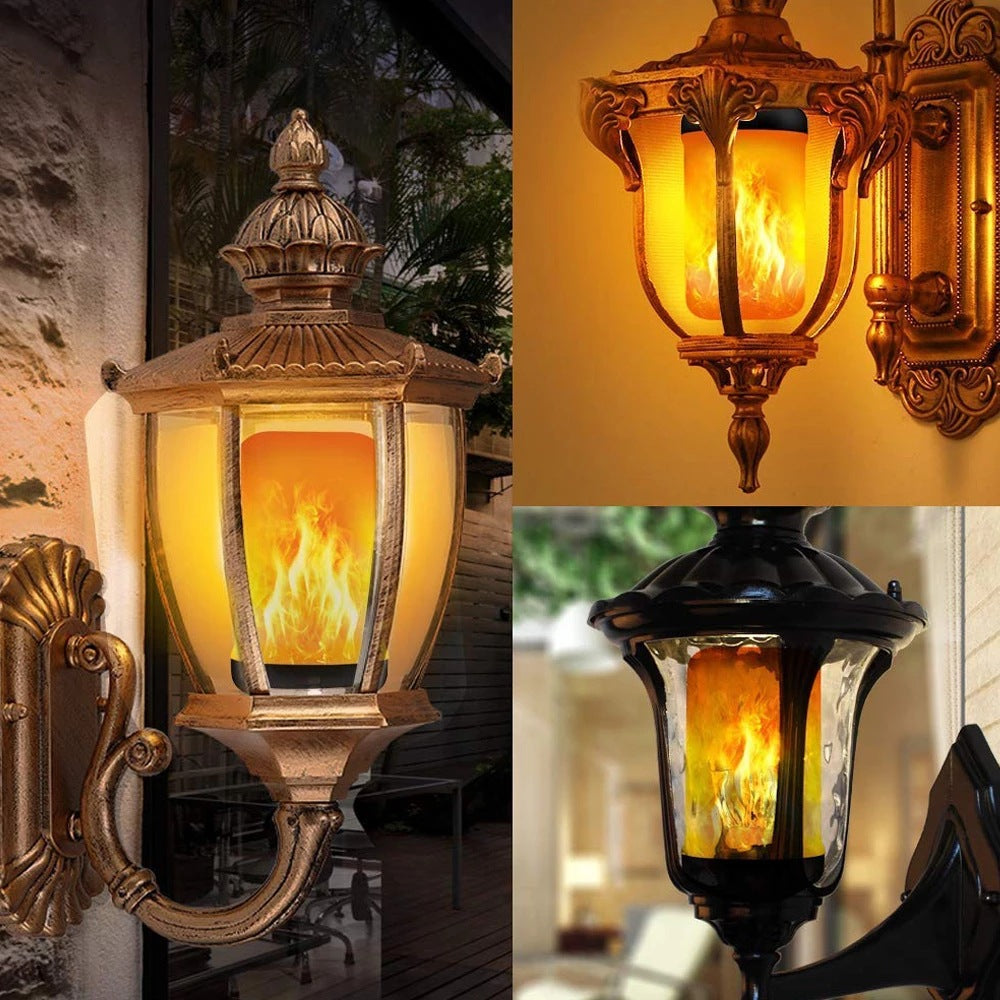 FlameGlow - Lampe Fête LED 4 Modes Feu
