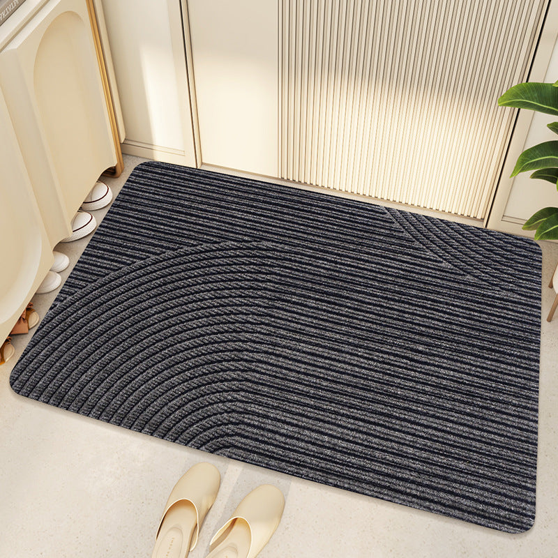 GeoCharm Mat - Paillasson géométrique antidérapant pour entrée moderne