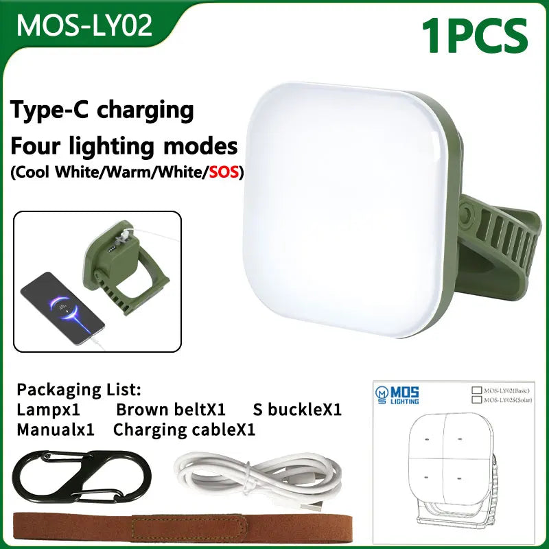 PowerGlow - Lampe Camping LED Rechargeable Aimantée