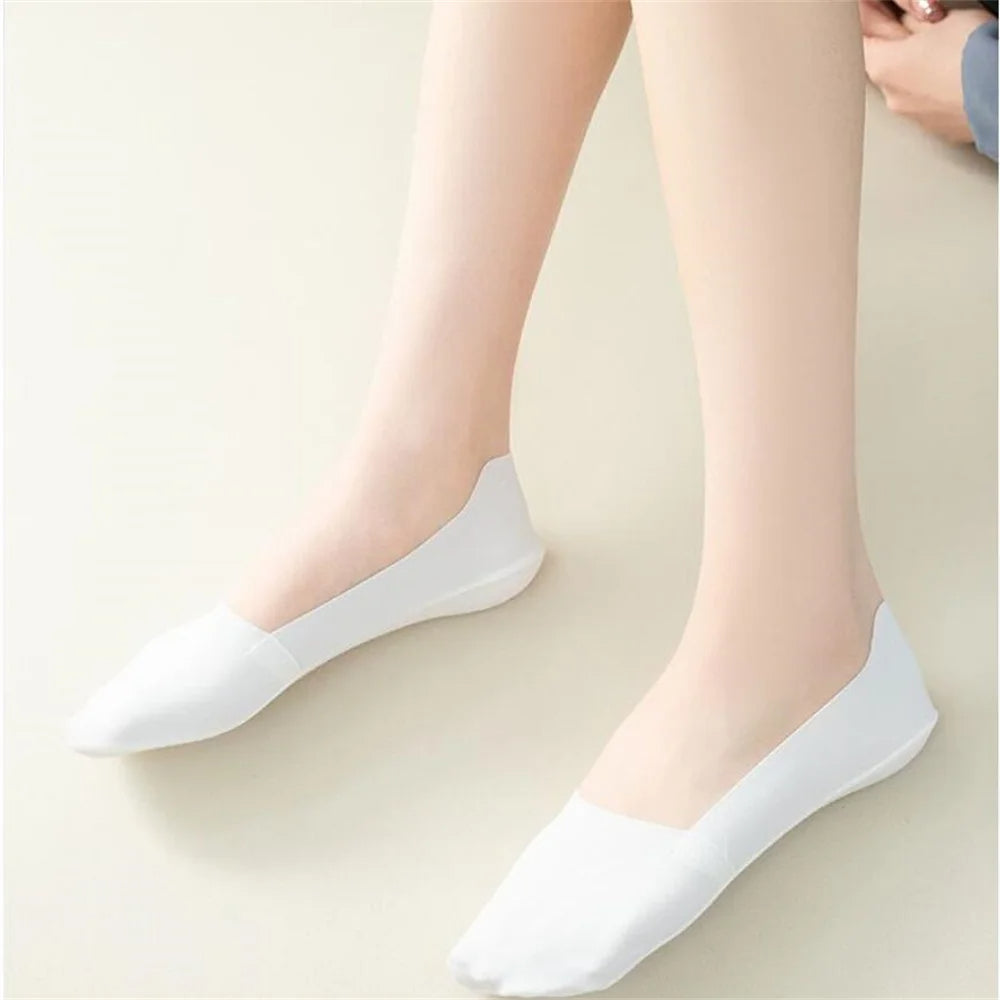 Gripp - Chaussettes invisibles antiderapantes, 2 + 3 paires offertes