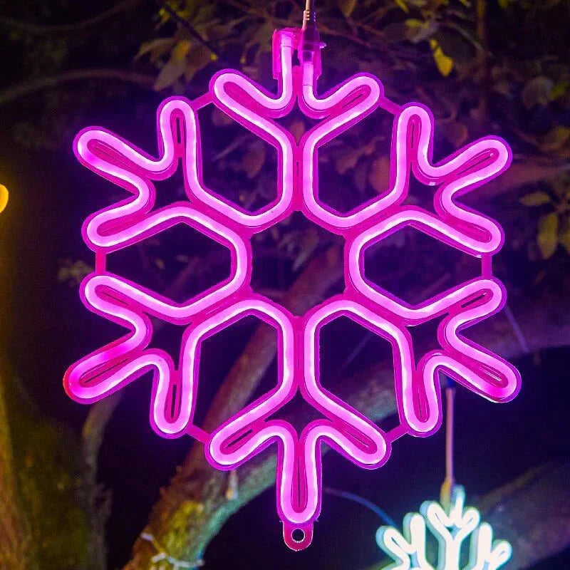 SterrenLicht - Guirlande Lumineuse LED Flocon de Neige pour Fêtes