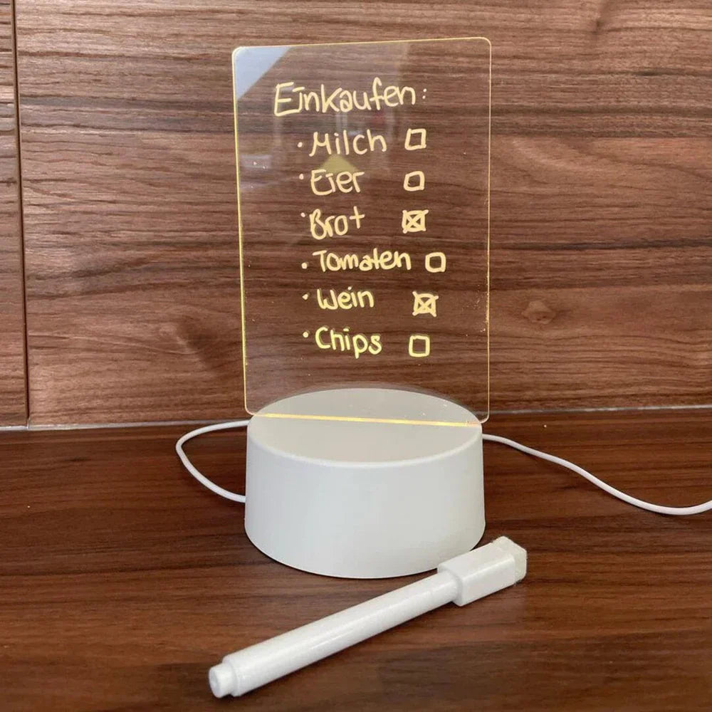 GlowPad - Bloc-notes lumineux magique et créatif