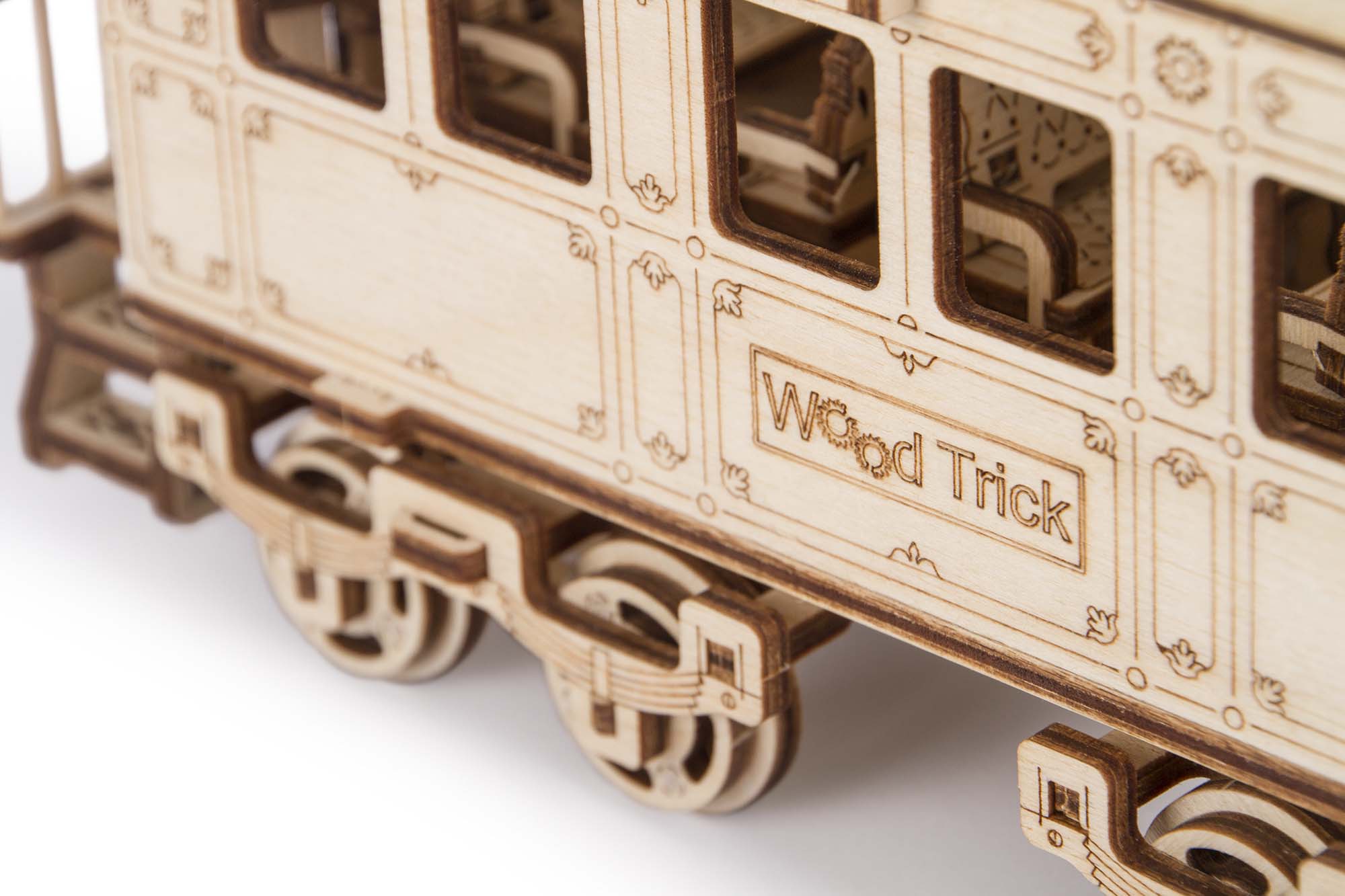 TrainCraft 3D Puzzle – Locomotive Historique avec Wagon