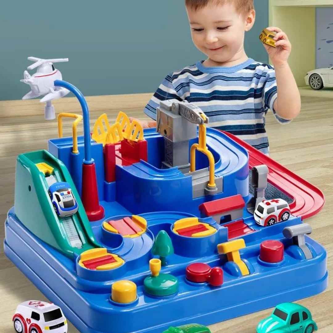RescueTrack Adventure Set – Jouet Éducatif Bébé