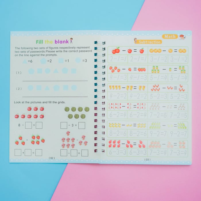 ScribbleJoy Boek – Cahier Écriture Réutilisable