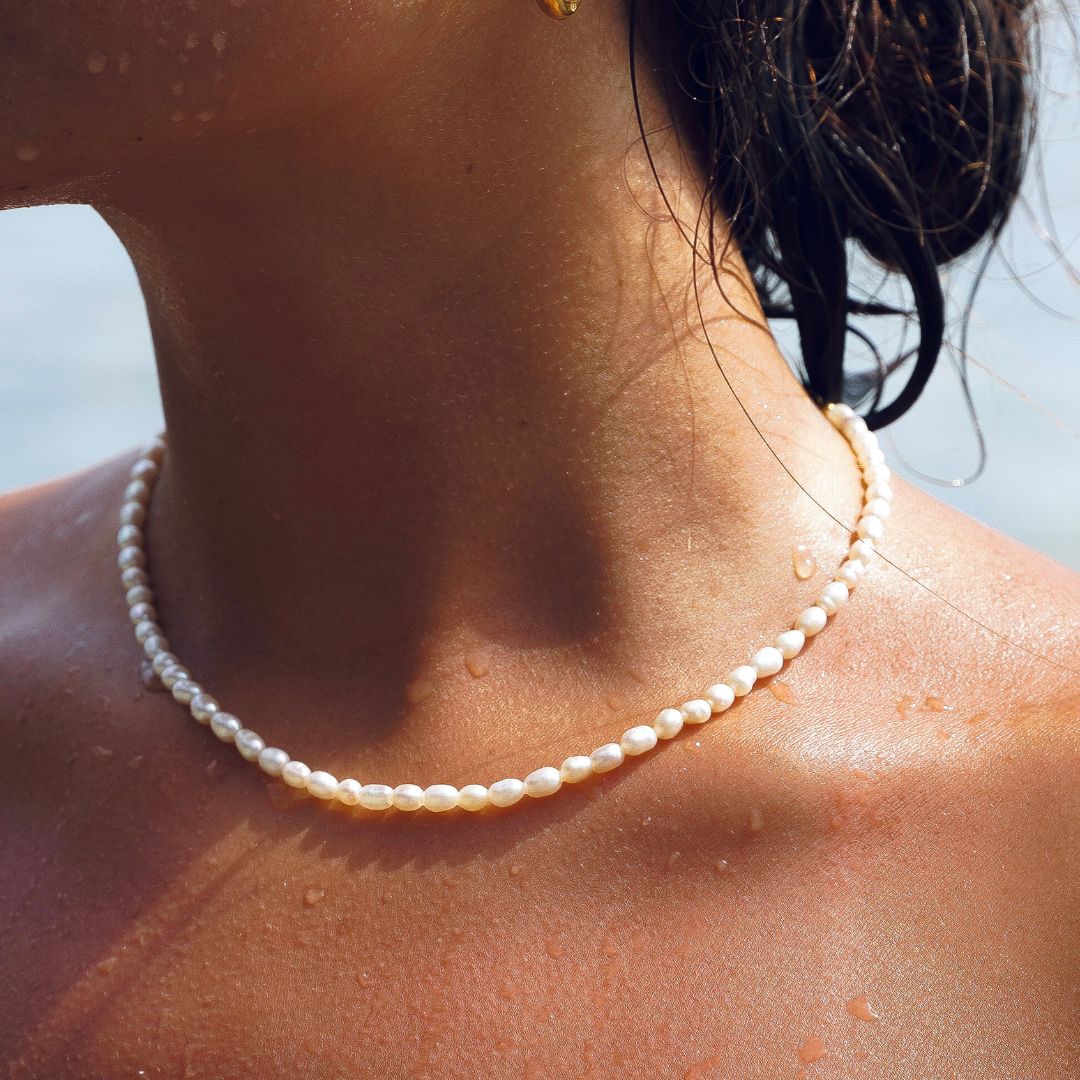 Amélie - Choker perles d'eau douce