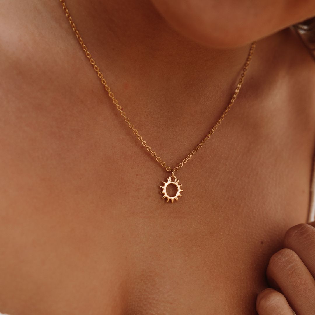 Solara - Collier pendentif soleil