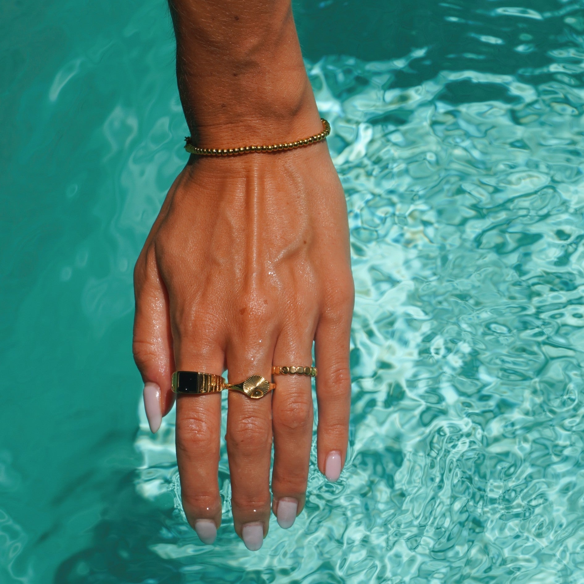 Elina - Bague perles élégante