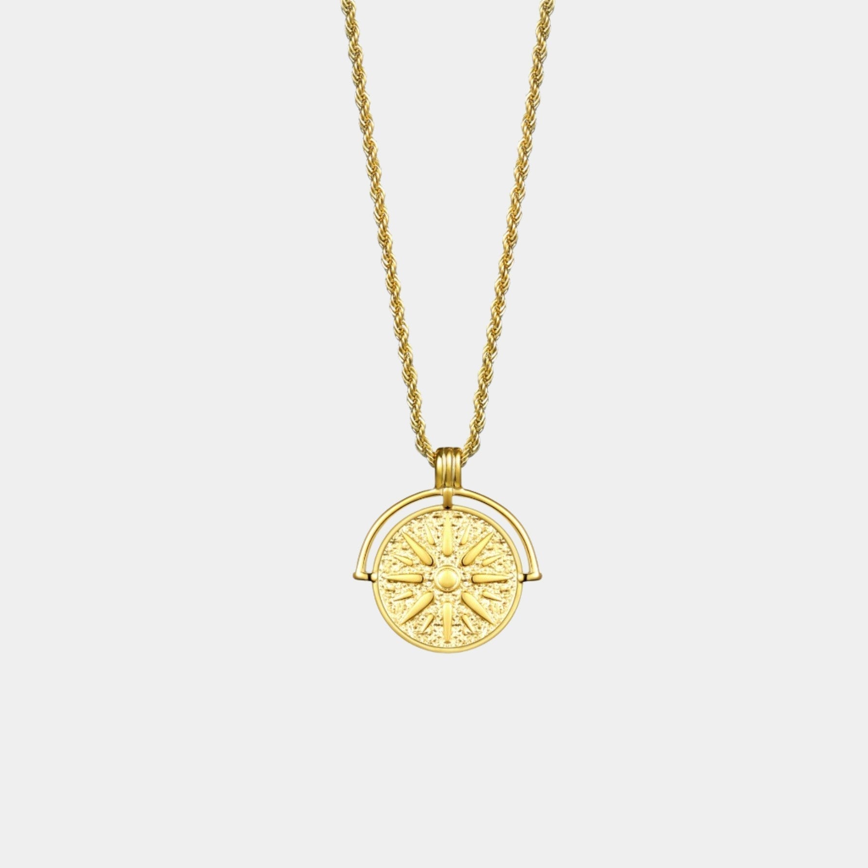 Aurora - Collier pendentif soleil élégant