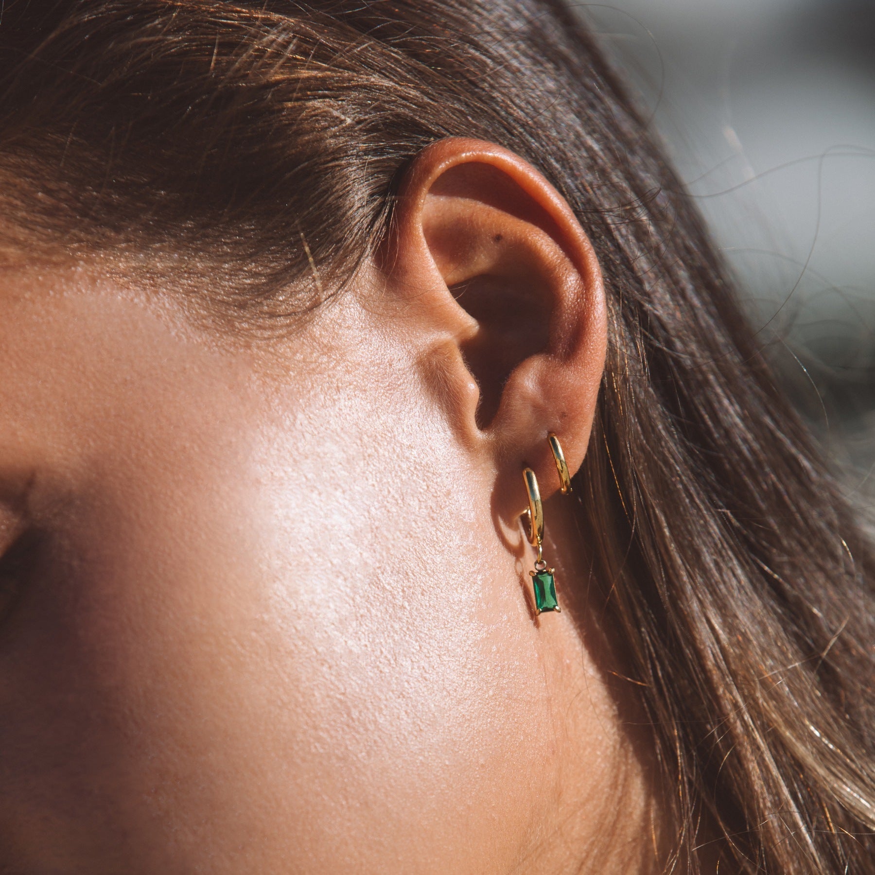 Liana - Boucles d'oreilles scintillantes de mer