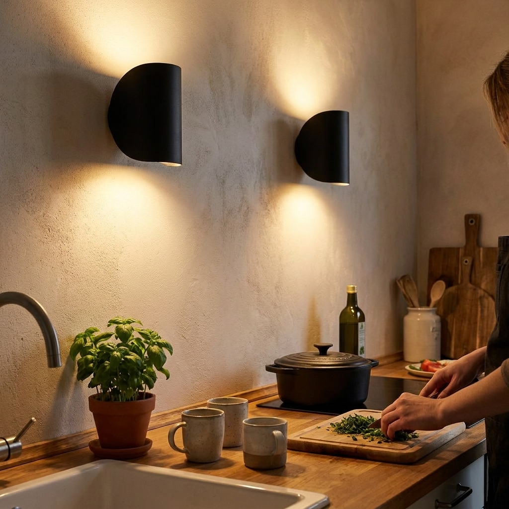 LumenTwist applique murale LED lifestyle