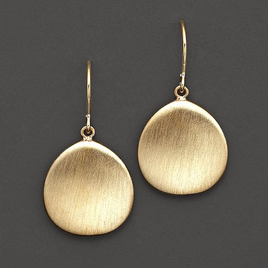 Sienna - Boucles d'oreilles vintage à plaque dorée