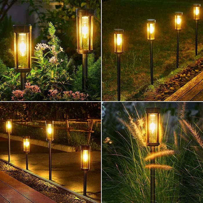 LumiPath - Éclairage solaire de luxe pour allée de jardin