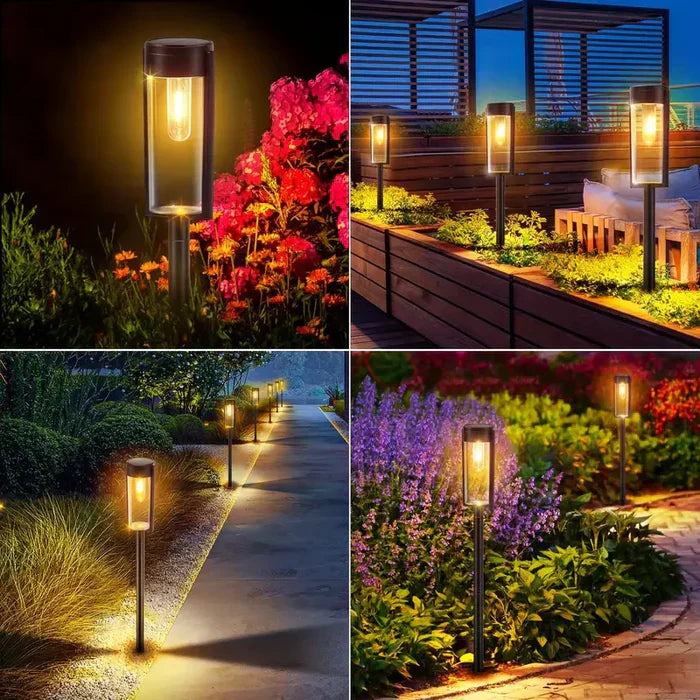 LumiPath - Éclairage solaire de luxe pour allée de jardin