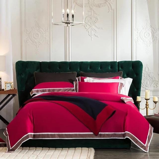 Venice - Parure de housse de couette de luxe en coton égyptien