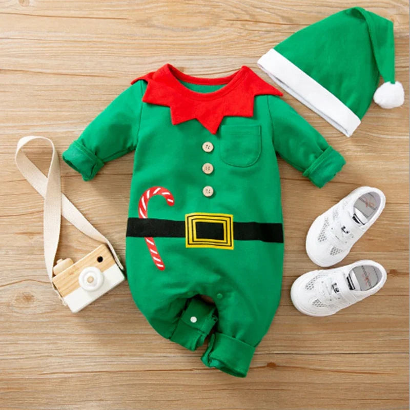 MiniFashion Costume de Noël - Adorable Tenue Festive pour Bébé