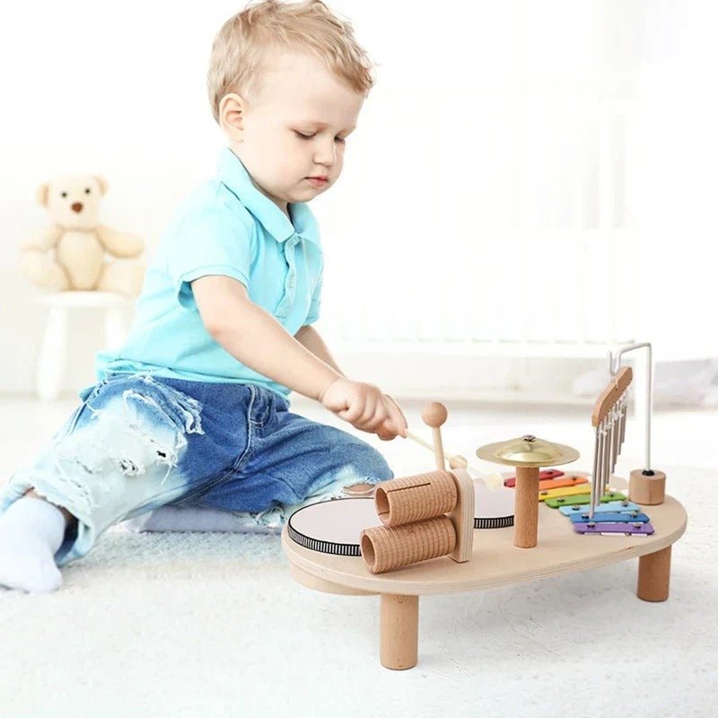 MiniMaestro Set – Jouet Musical Éducatif Bois pour Bébés