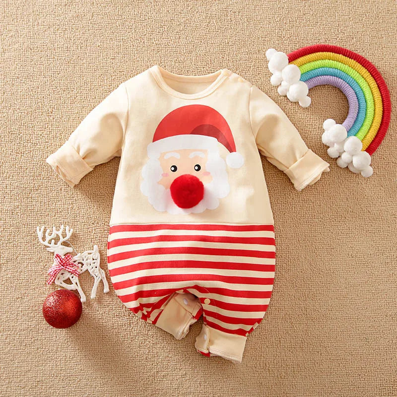 MiniFashion Costume de Noël - Adorable Tenue Festive pour Bébé