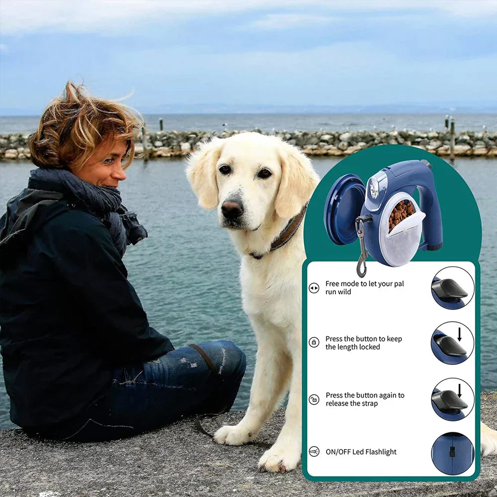 AdventurePaws Elite - Laisse Chien Premium Réfléchissante