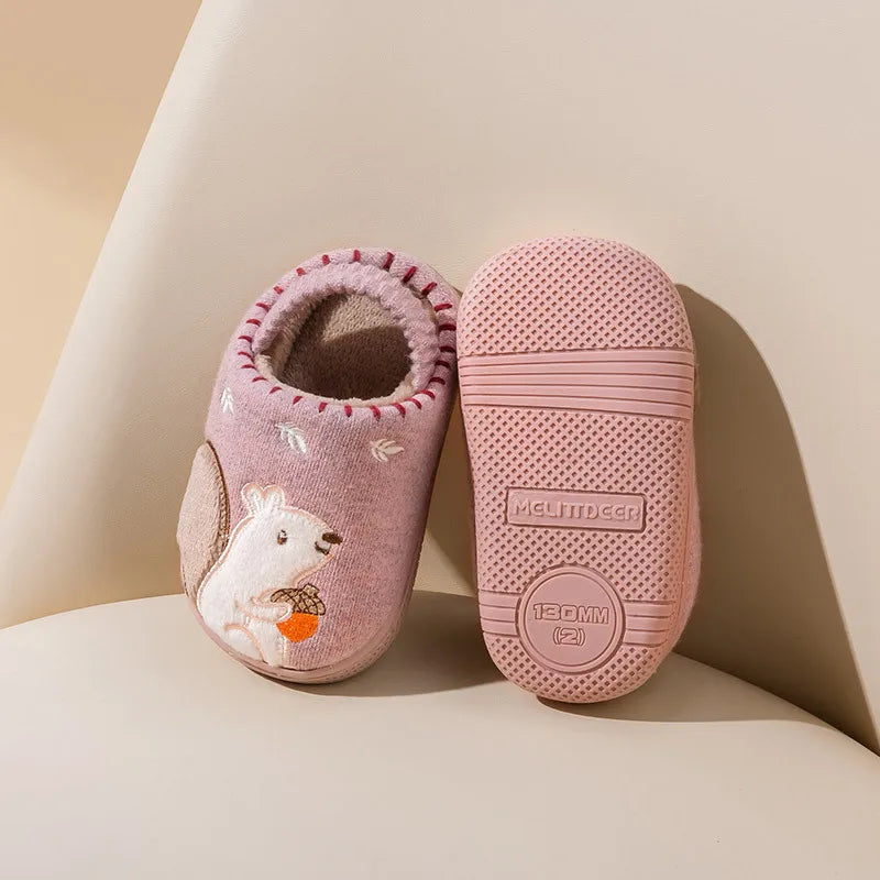 Mini Fashion - Chaussons Antidérapants Douillets pour Enfants