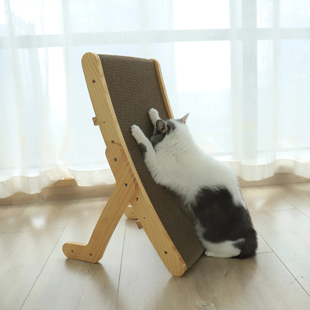 Smatch - Griffoir Chat Design Minimaliste Bois