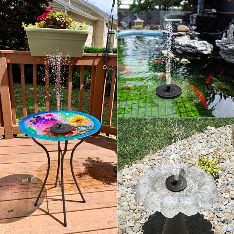 TranquilFlow - Fontaine de Jardin Solaire Apaisante