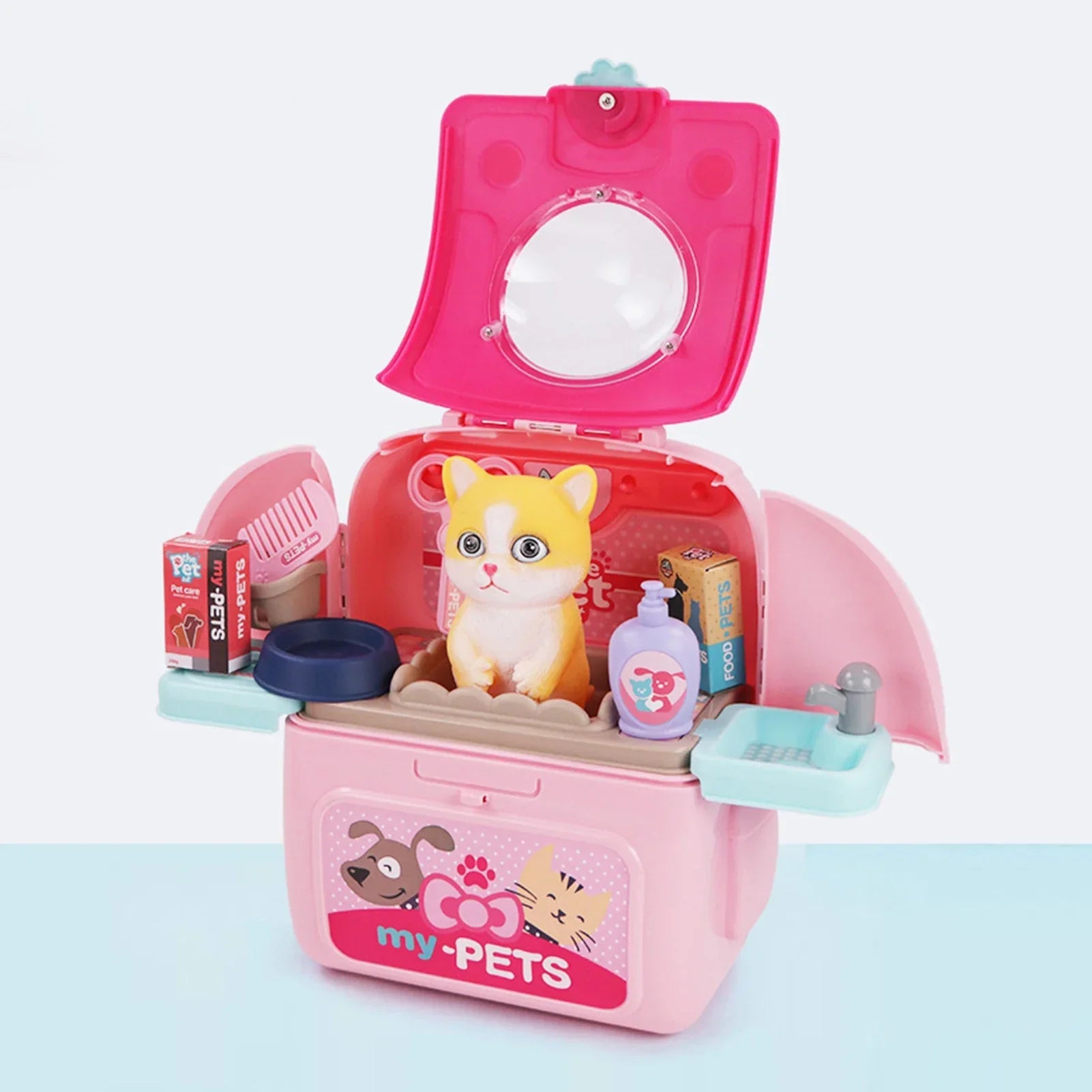Pet Paradise - Coffret de Toilettage Portable pour Enfants