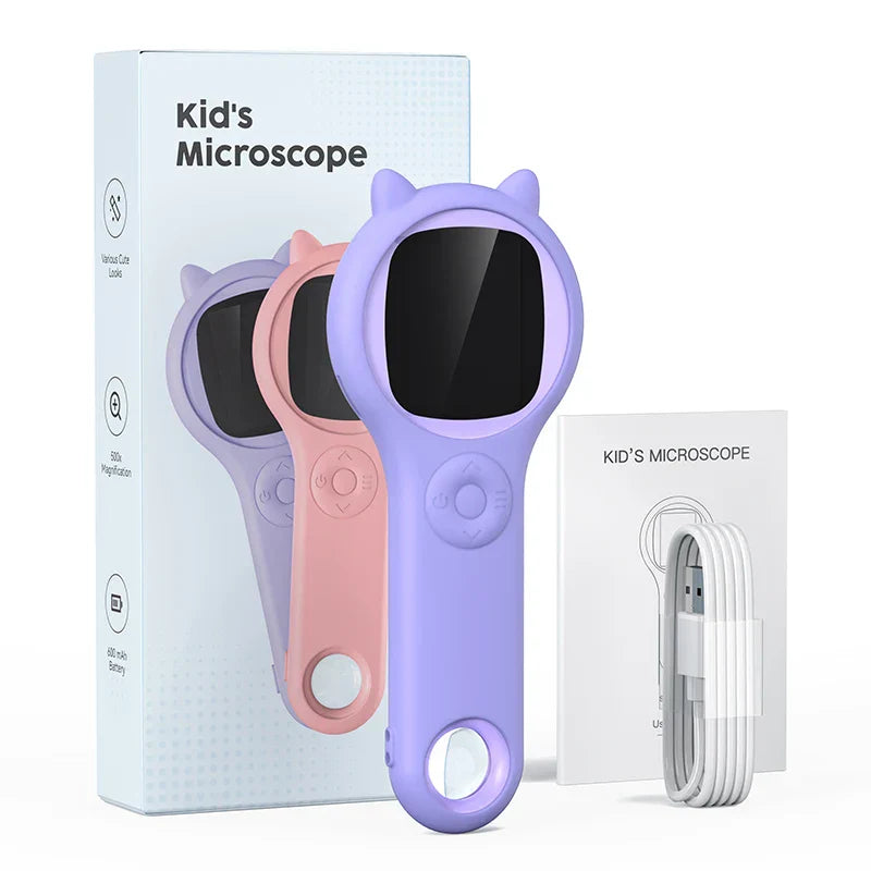 Mini Kids Microscope - Expérience scientifique magique pour enfants