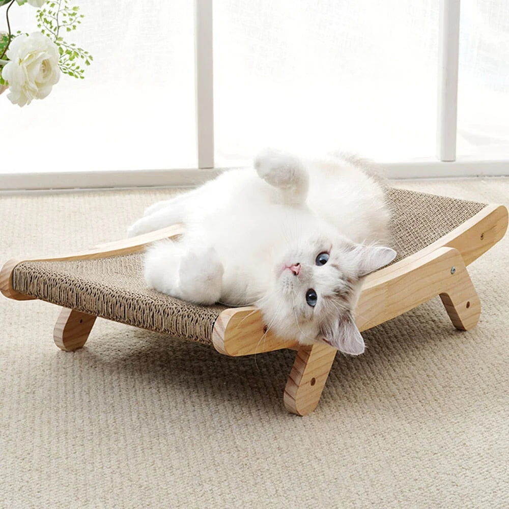 Smatch - Griffoir Chat Design Minimaliste Bois