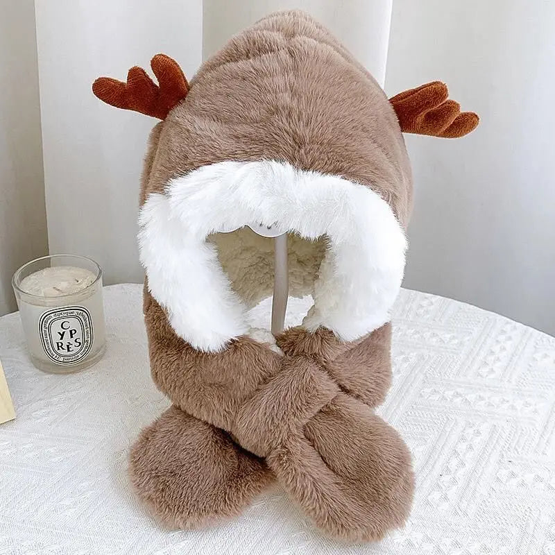 Mini Fashion - Bonnet et écharpe 2 en 1 pour enfants