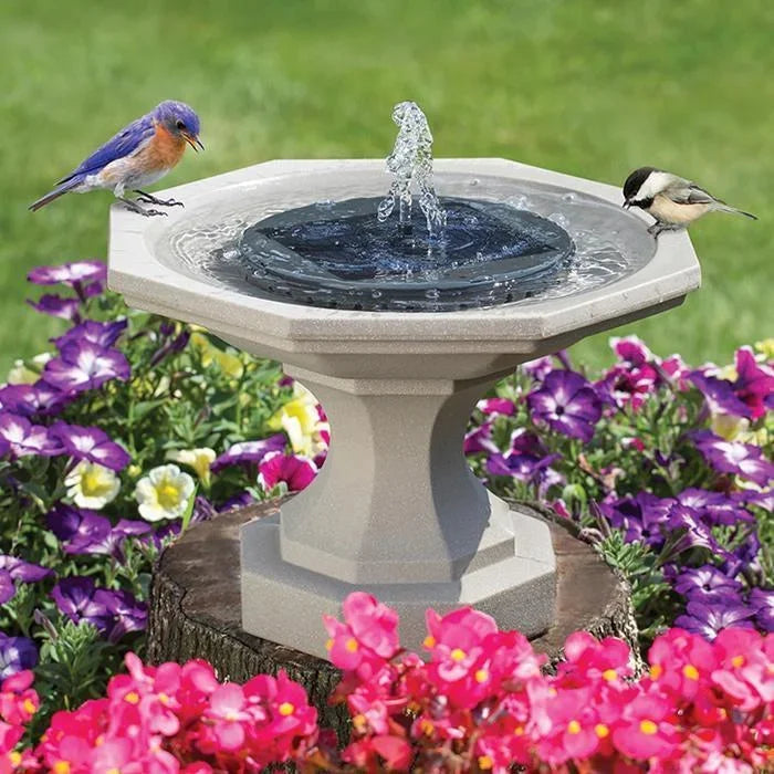 TranquilFlow - Fontaine de Jardin Solaire Apaisante