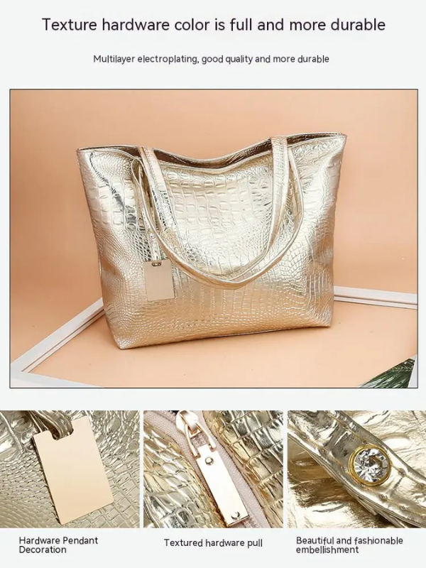 IsabellaBag – Sac Bandoulière Luxe Print Croco