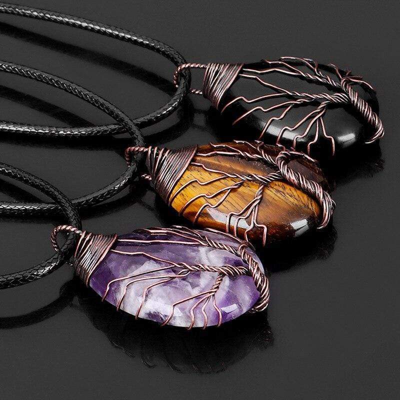 Seraphina - Collier pendentif en améthyste