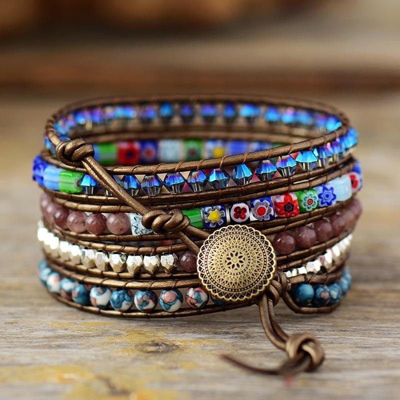 FloraWrap - Bracelet wrap floral