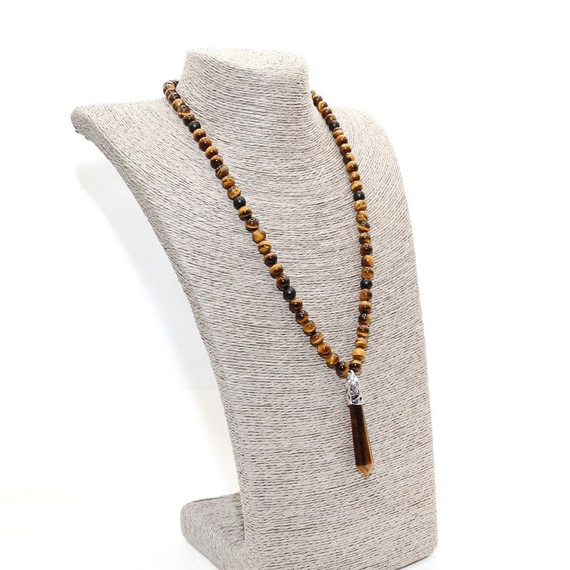 Selene Collier Mala Onyx – 108 Perles Méditation Boho