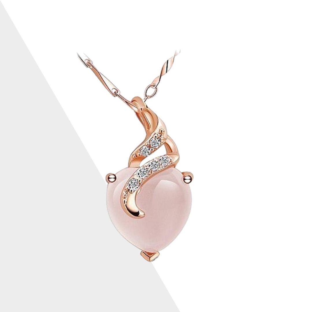 Calista Heart - Collier cœur en opale