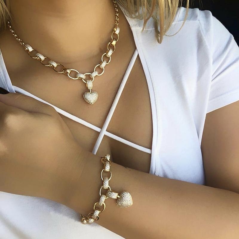 Elisette - Parure de bijoux en zircone pour femme