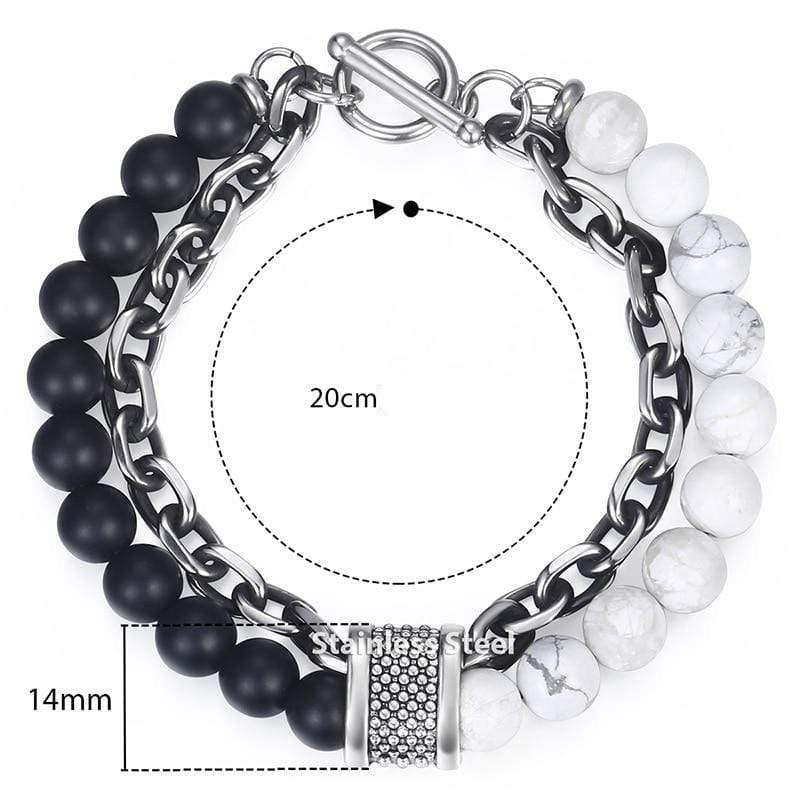 Asher Bracelet Œil de Tigre – Pierre Guerrier Pour Homme