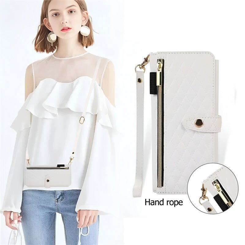 Casina Wallet - Élégante Pochette en Cuir pour Femmes