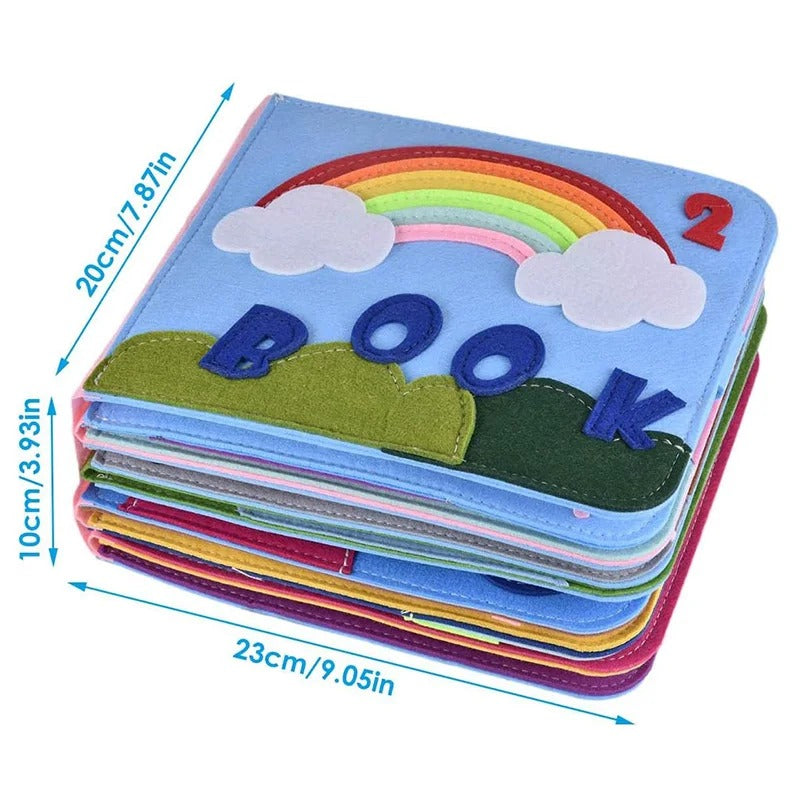 AdventureTales - Livre Feutrine Montessori Créatif