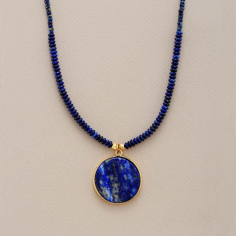 Collier Lapis - Pendentif en lapis-lazuli