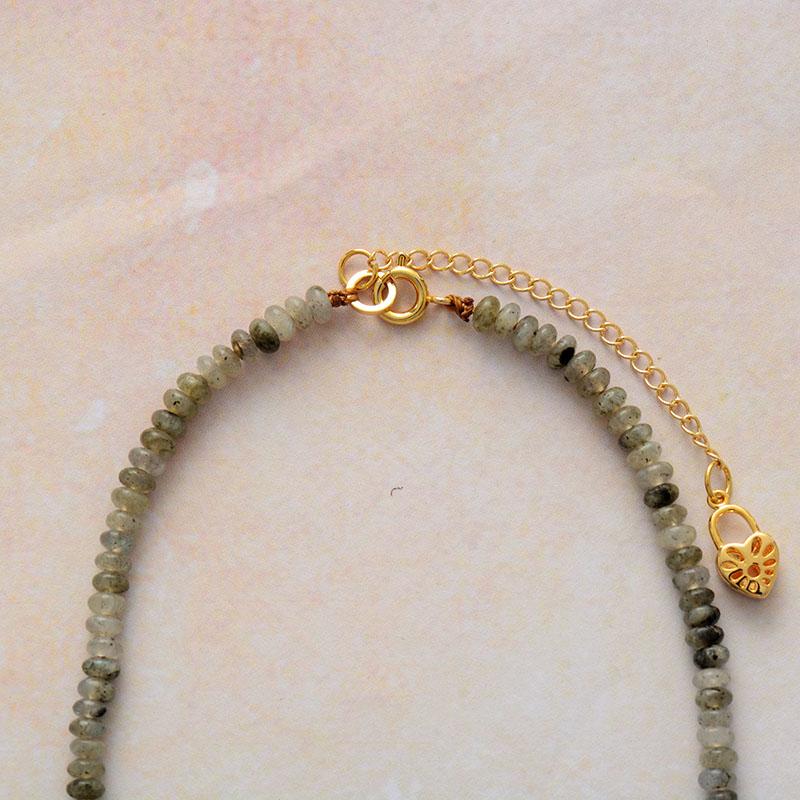 Nova Heart - Collier perlé à pendentif cœur