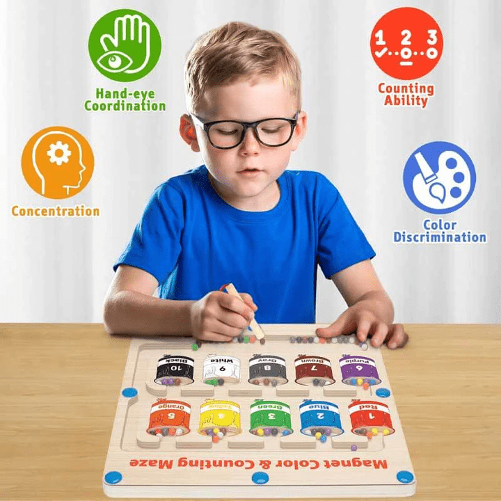 MagneticMaze Game – Labyrinthe Éducatif Magnétique Enfants