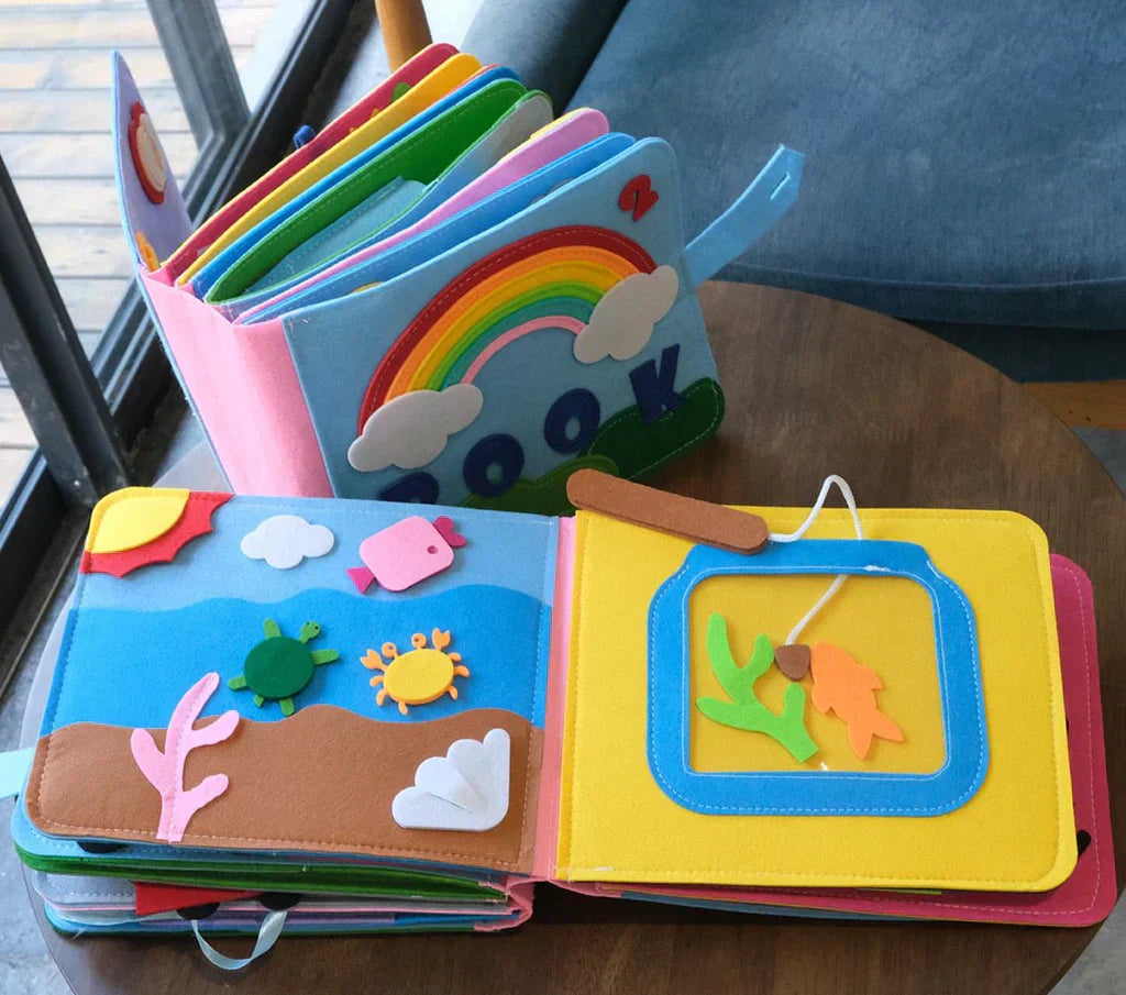 AdventureTales - Livre Feutrine Montessori Créatif
