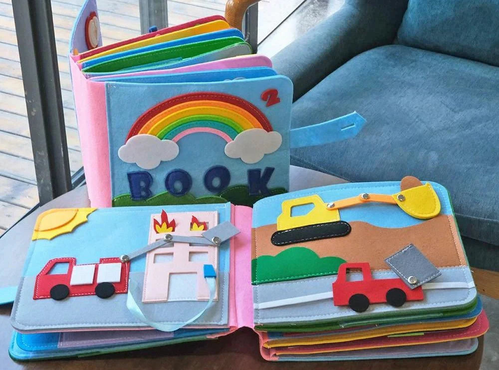 AdventureTales - Livre Feutrine Montessori Créatif