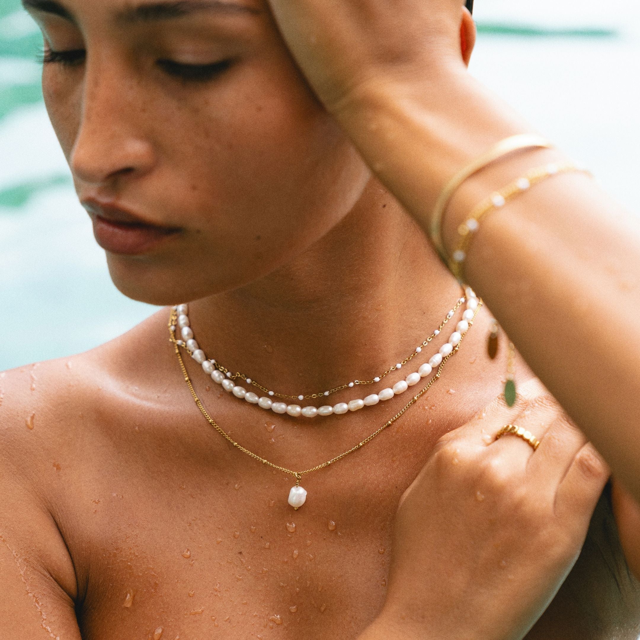 Amélie - Choker perles d'eau douce