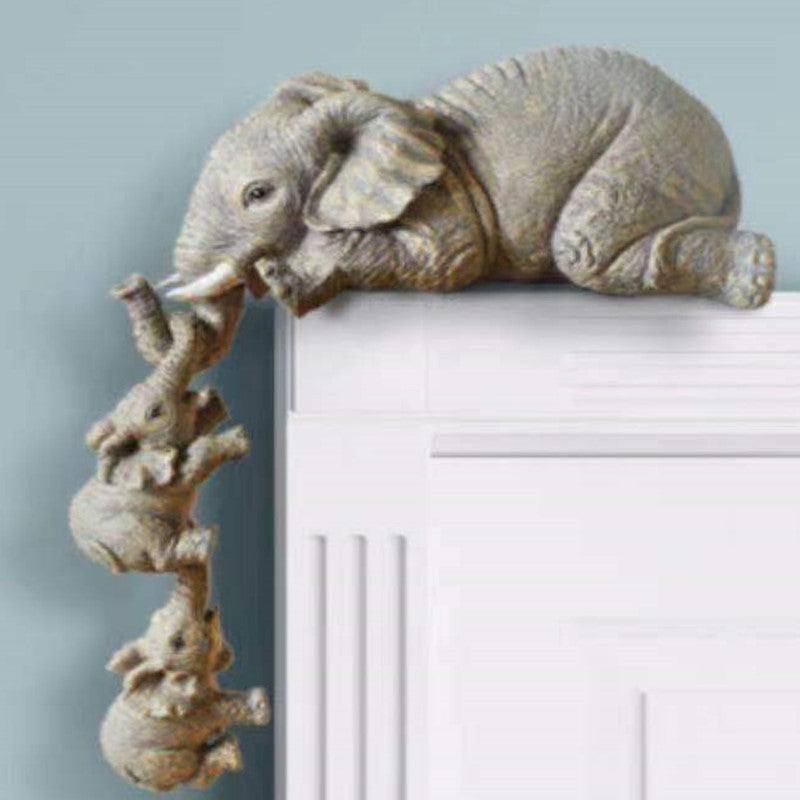 ElephantCharm Decor - Éléphant Décoratif Accrocheur