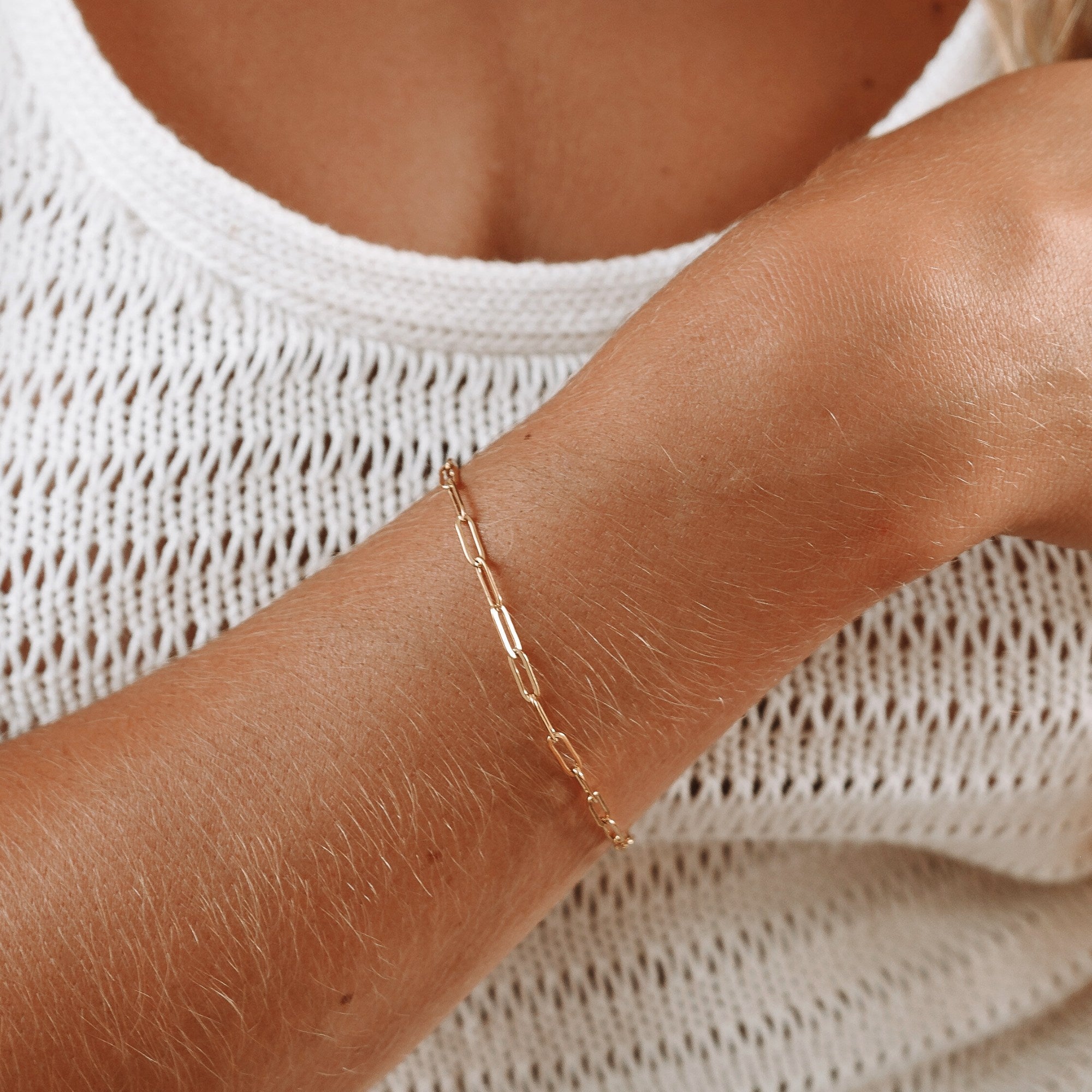 Nova - Bracelet maille trombones