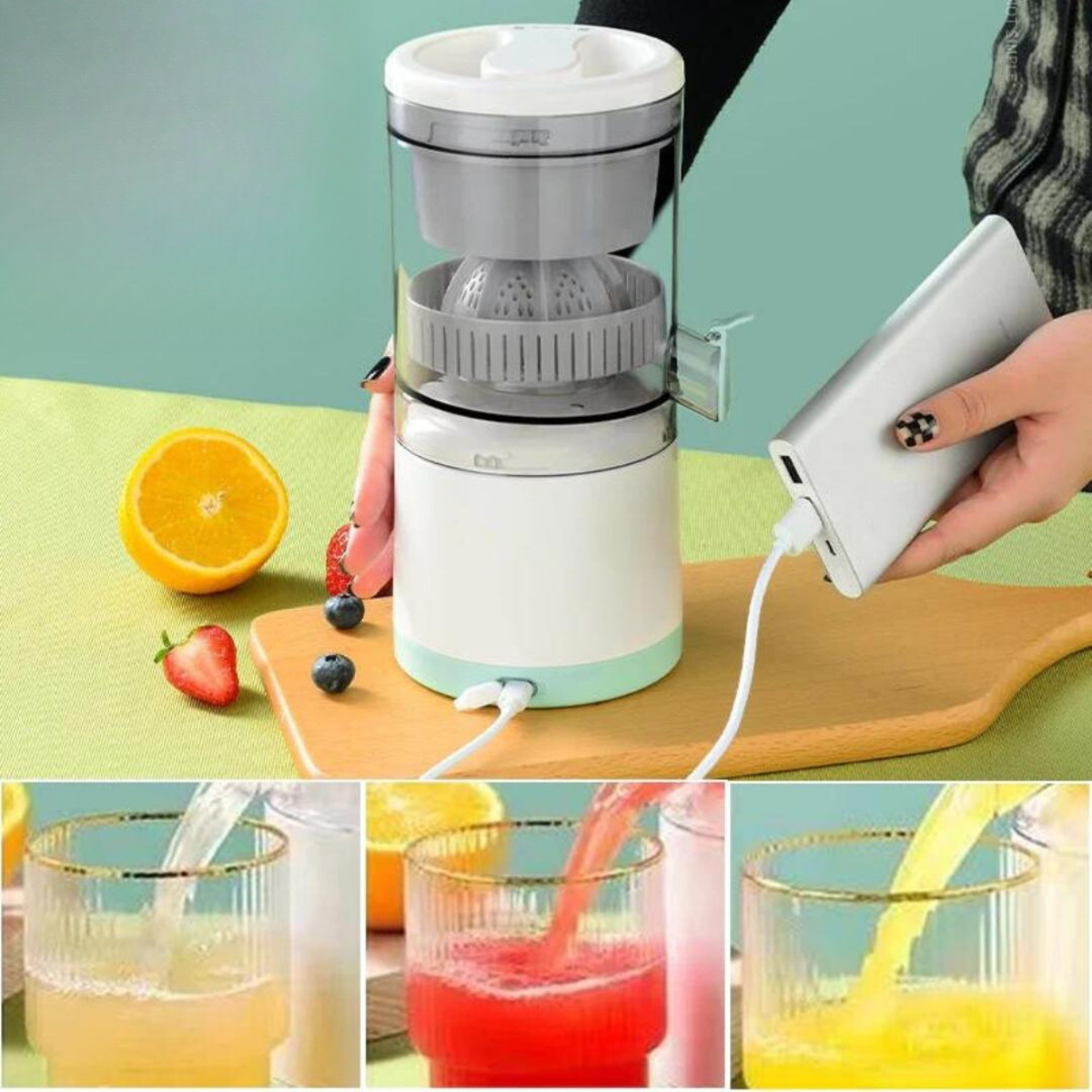 JuiceMaster Pro – Presse-Agrumes Sans Fil